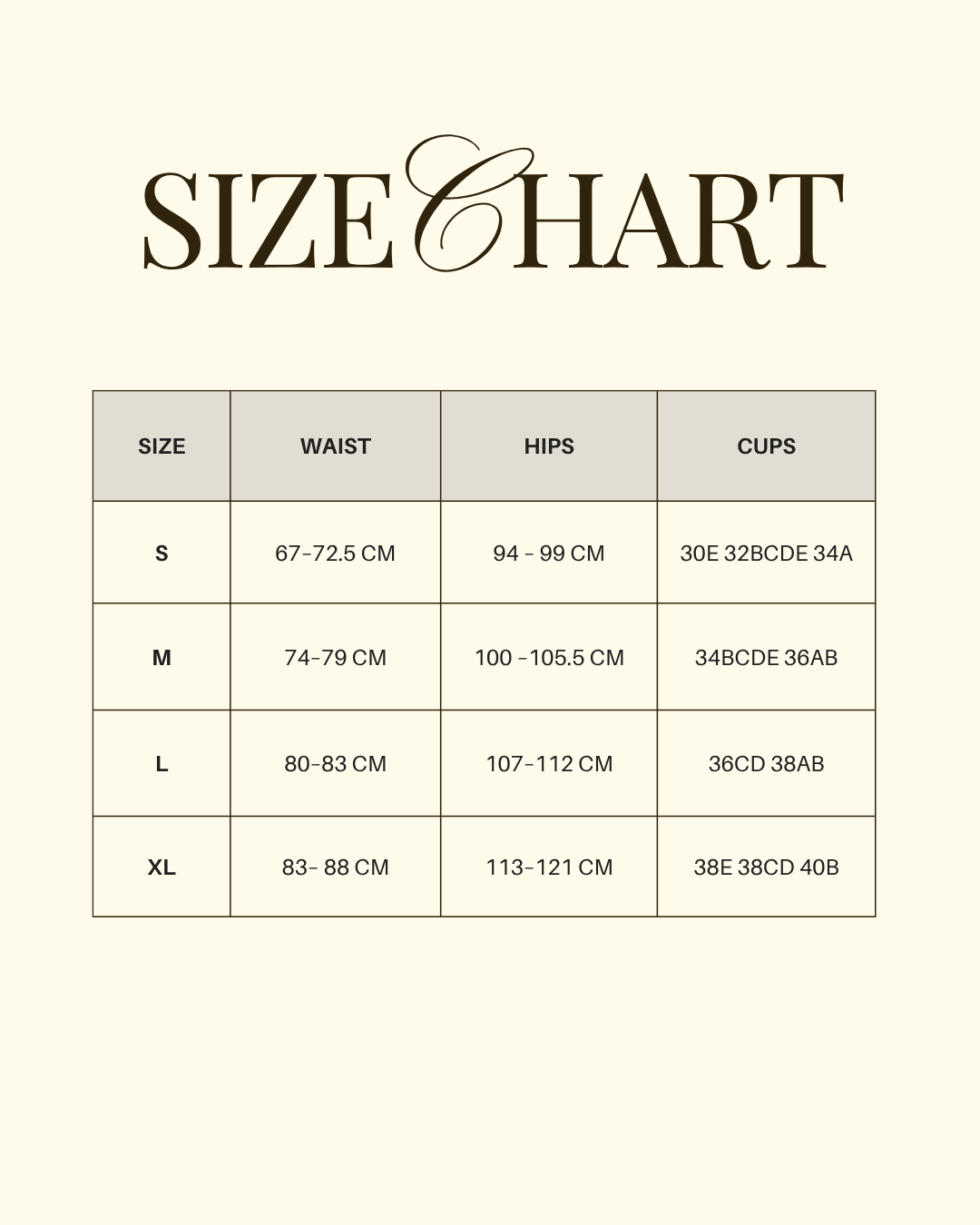 Size Guide